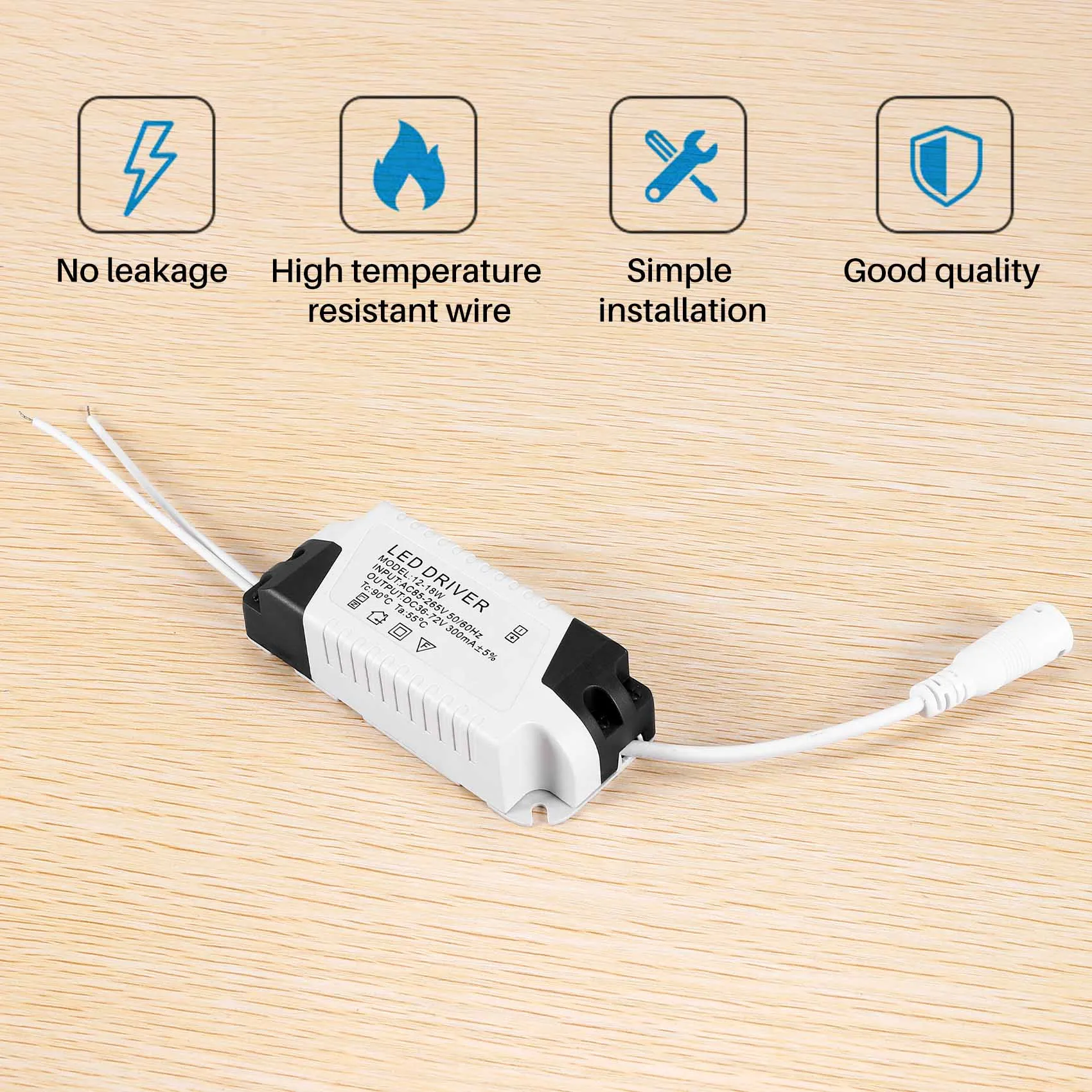 Драйвер питания светодиода 12-18 Вт 86-265 В