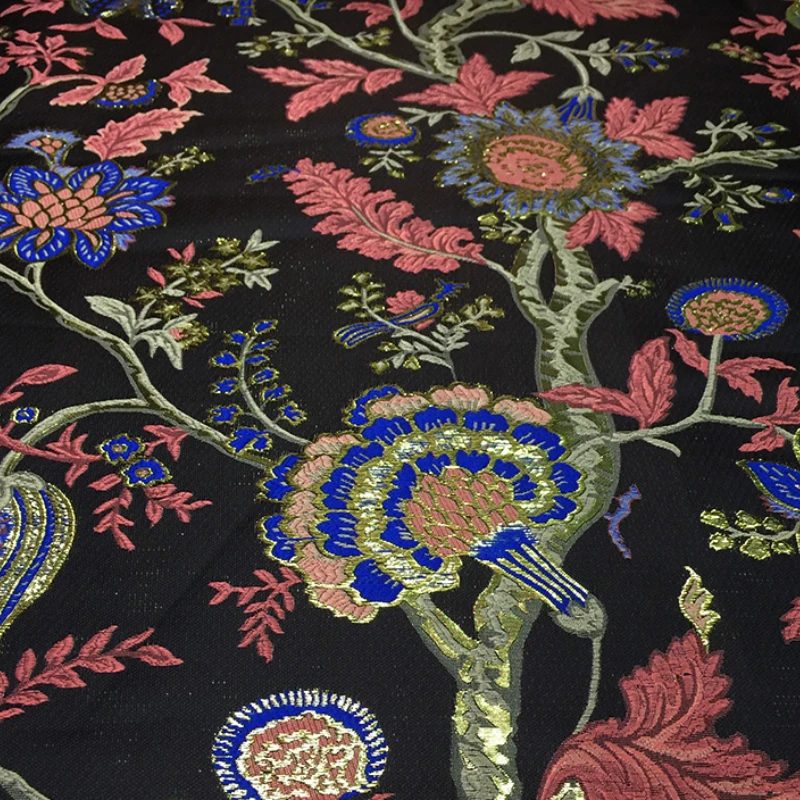 

Jacquard Brocade Fabric Retro Bronzing Suit Autumn Winter High-end Clothing Diy Sewing Wholesale Cloth Alibaba Express Per Meter