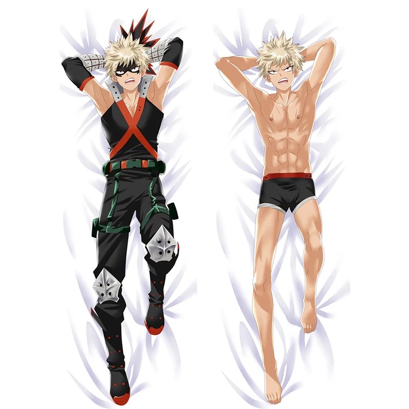 

My Hero Academia Bakugo Katsuki Cosplay Dakimakura Pillow Case Hugging Body Otaku Custom Made Gift