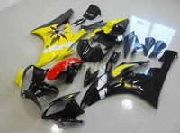 injection mold new abs whole fairings kit fit for yamaha yzf r6 r6 06 07 2006 2007 bodywork set red yellow