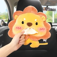 cute cartoon lion tissue box little crab napkin paper container holder stuffed doll girls auto decor car interior accessories