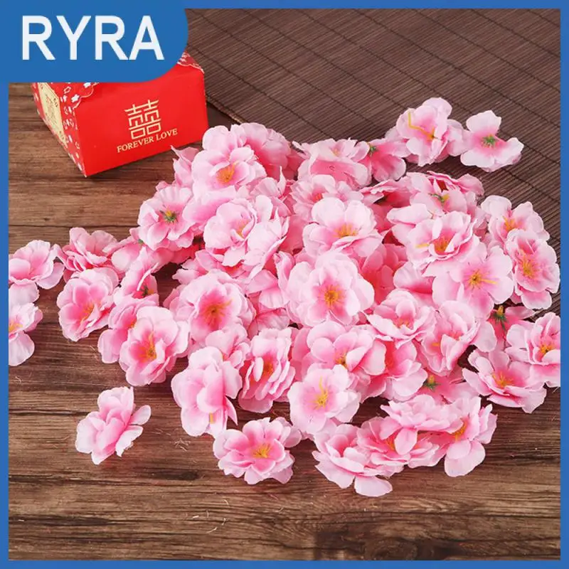 

Clear Imitation Peach Blossom Pattern Road Artificial Rose Flowers Beautiful Selection Variety Colors High Simulation