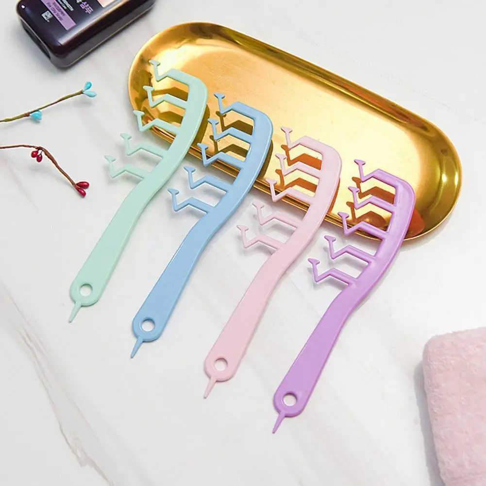 

Z-Shaped Hair Seam Comb Hairdressing Brush Hair Seam Curly hair Artifact Comb Hair Design Shaped Hair Cutting Children's Ba A6N9