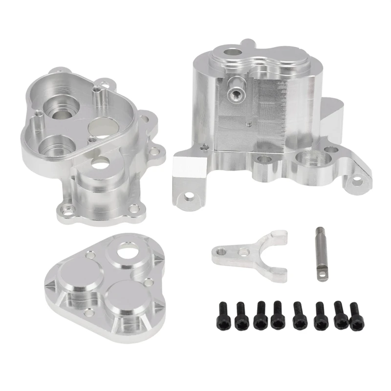 

ЧПУ алюминиевая металлическая коробка передач для TRAXXAS TRX4 TRX-4 1/10 RC гусеничная коробка передач Запчасти Аксессуары