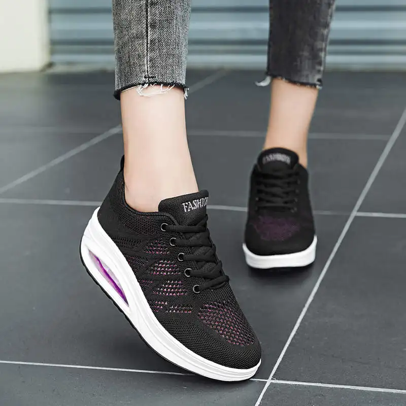 

Sports Woman 2021 Chossure Mesh Sneakers Rubber Hard-Wearing Sneakers Sport Woman Designer Female Running Sneakers Race Tennis