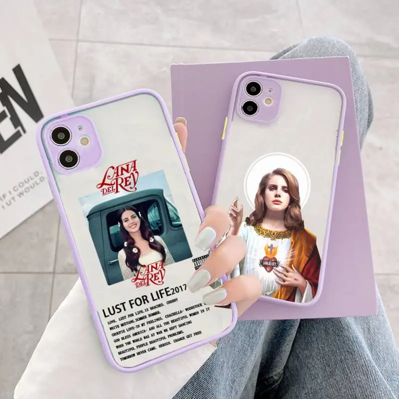 

Lana Del Rey Singer Kraft Poster Phone Case matte transparent For iphone 14 11 12 13 plus mini x xs xr pro max cover