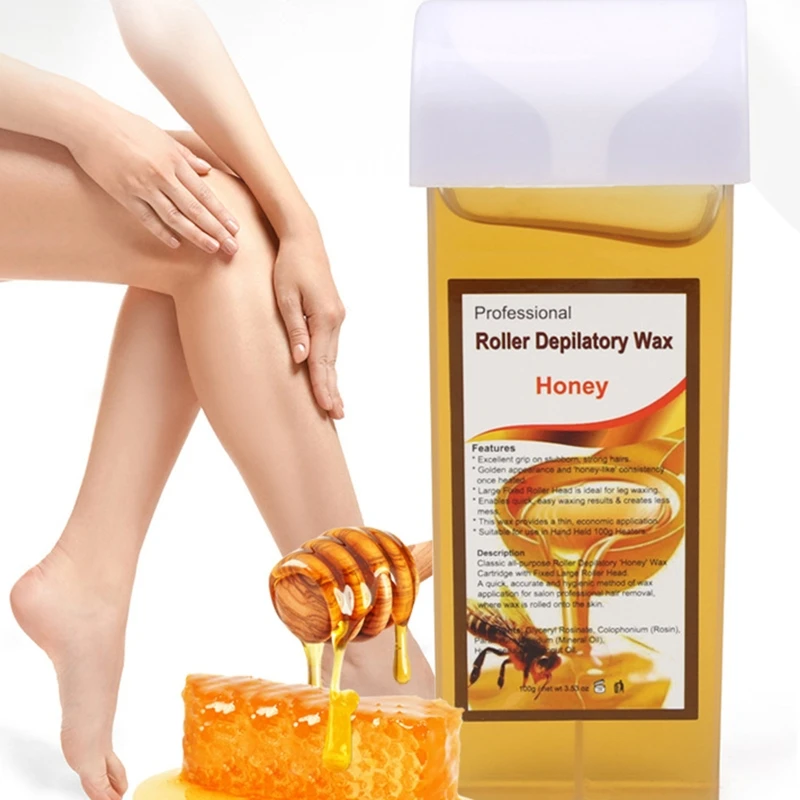 

Portable Hair Removal Wax Gentle Non-irritating Hot Depilatory Cream Wax Cartridge Beeswax Warmer Waxing for Women Men