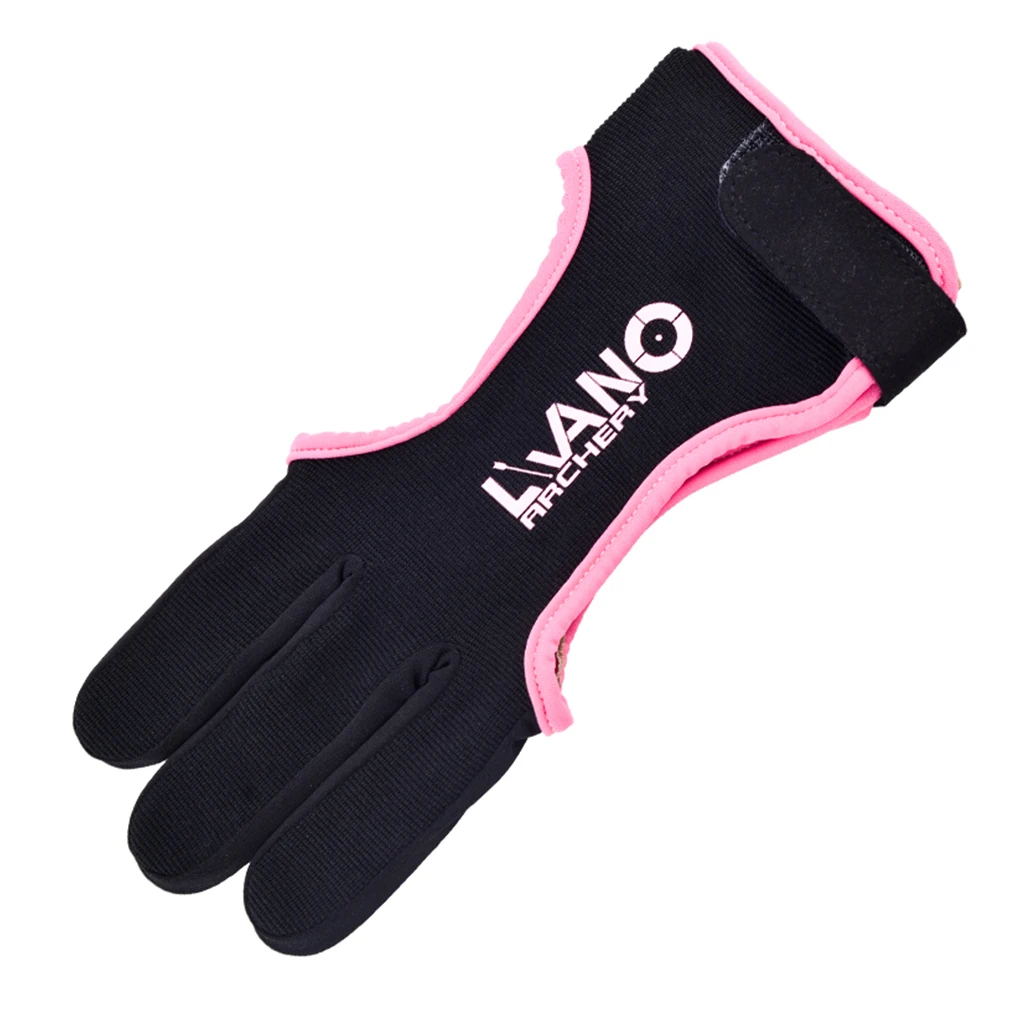 

Archery Great Quality Three Fingers Protector Assorted Colors Firm Structure Bow Glove Fashion Looking for Adult Beginner