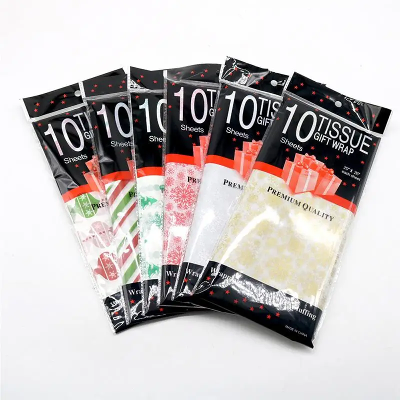 Рождественская Бумажная Салфетка 50*66 см снежинка рукоделие Цветочная подарочная