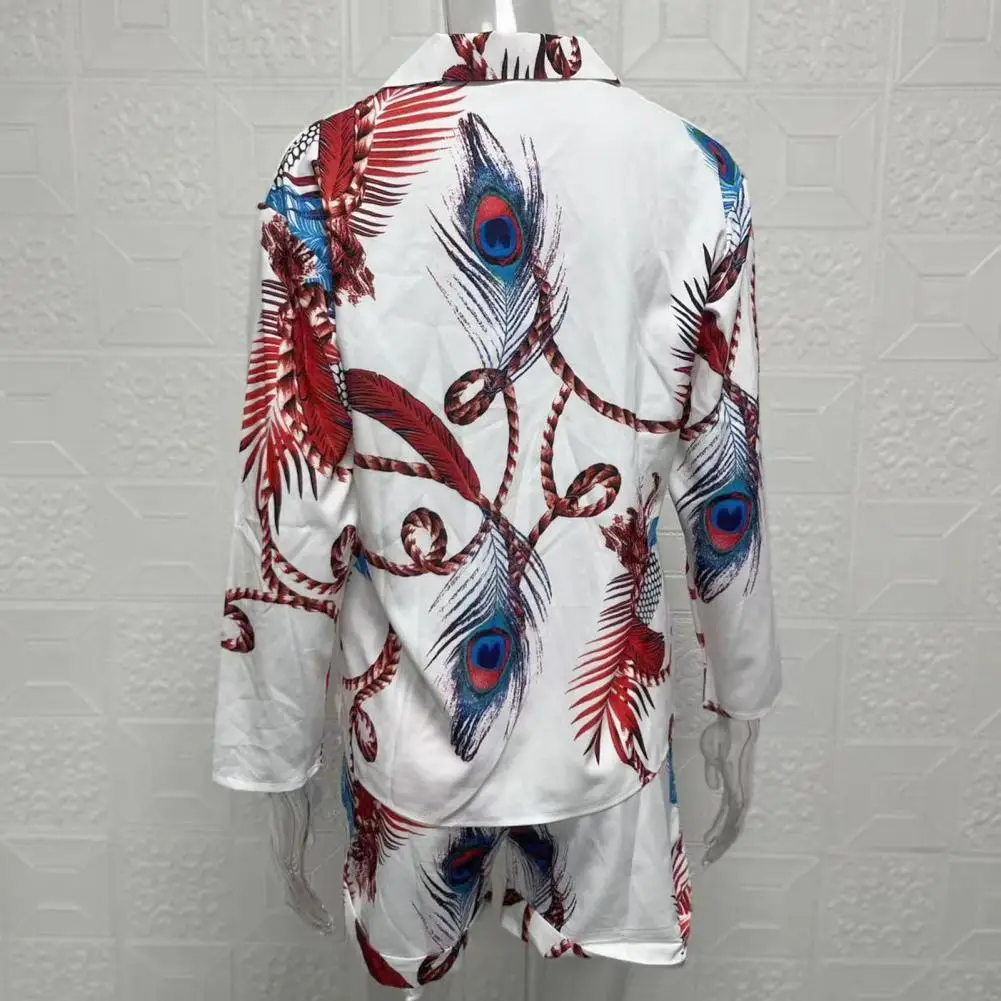 2 шт./компл. рубашка шорты костюм на молнии с лацканами и длинным рукавом