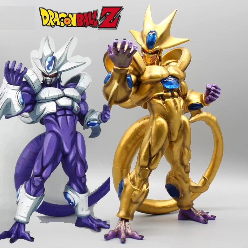 

Dragon Ball Toy 33cm Gulabrolli Golden Frieza King Gogeta Figure Model Decoration Villain Character Peripheral Doll Gifts