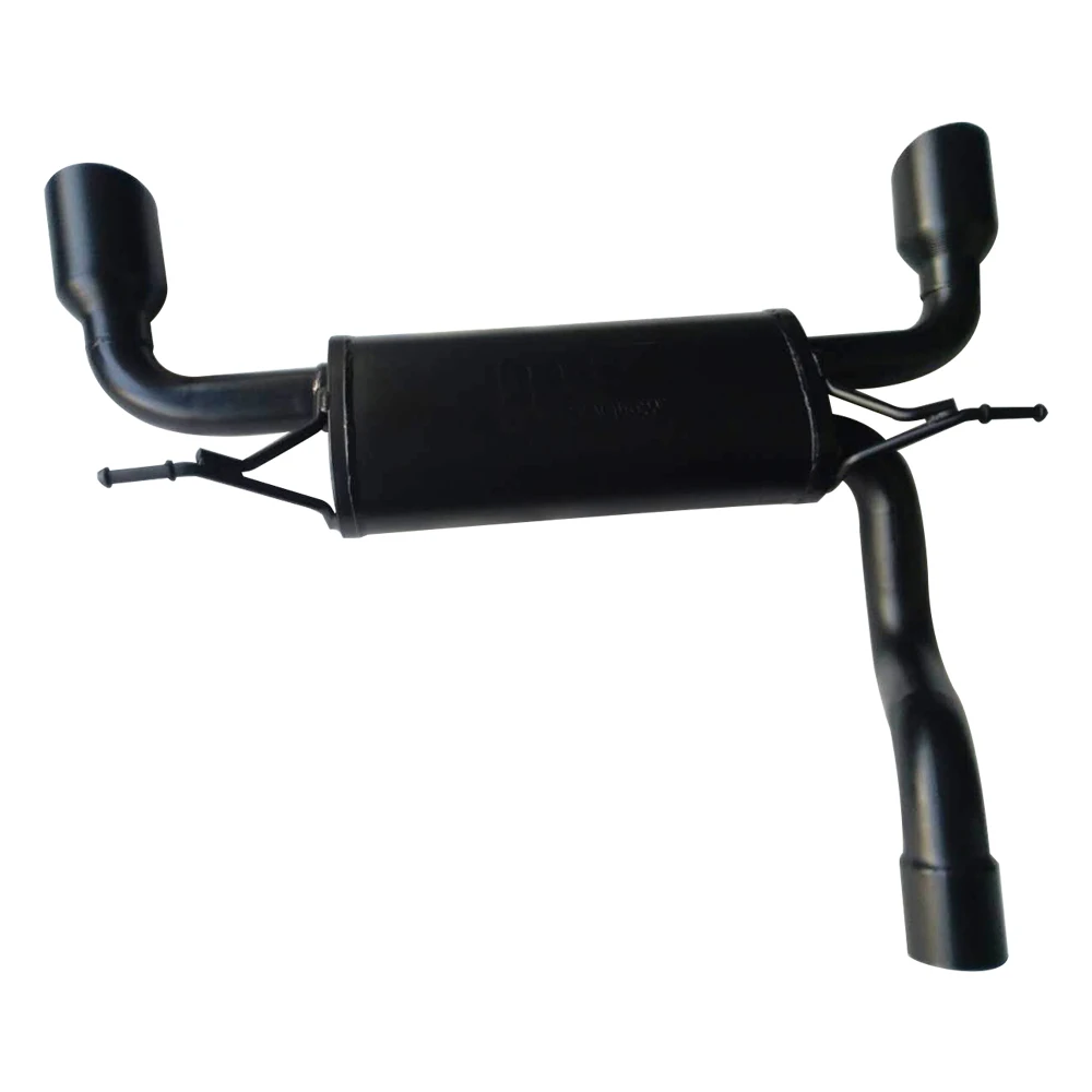 

JL1059 выхлопная труба из алюминиевого сплава, глушитель, детали корпуса, выхлопная труба, глушитель черного цвета для Jeep Wrangler JL 2018 +