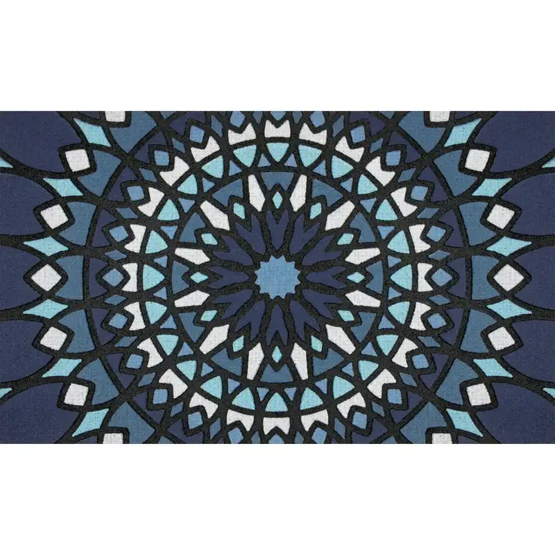

Medallion Rubber Doormat, 18" x 30"