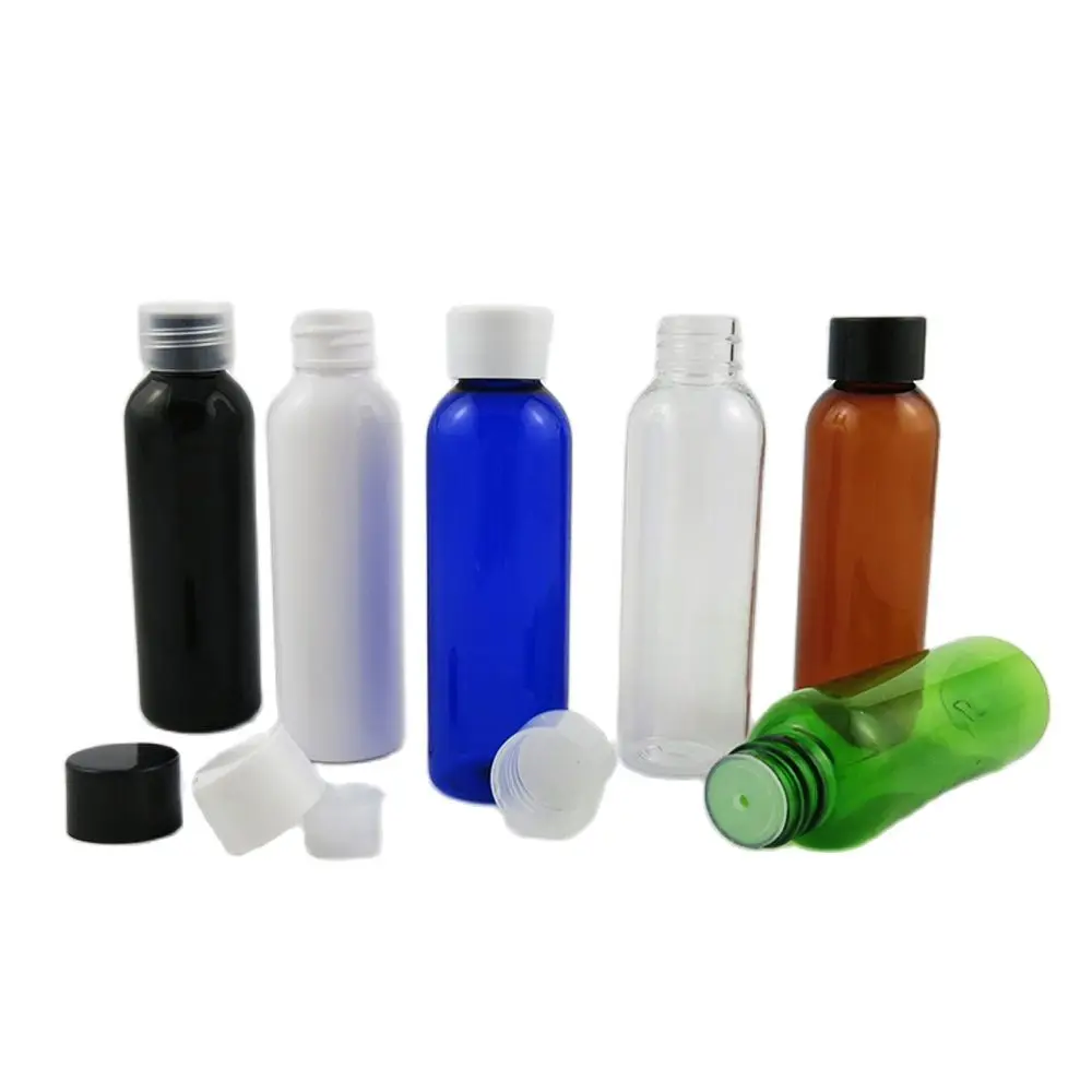 2 OZ Clear Blue Amber Green Black White PET Cream e liquid P