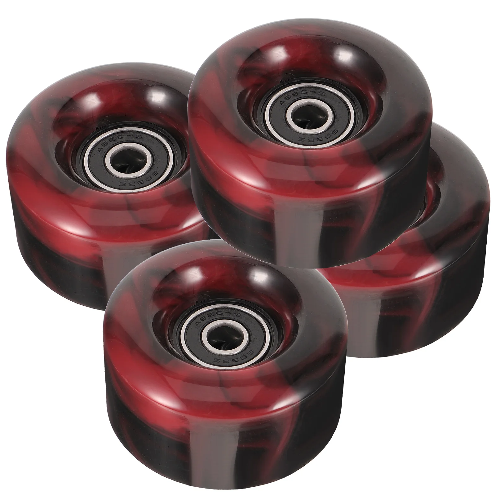 

4pcs Skateboard Wheel with Bearing Drift Board Wheel Replacement PU Skateboard Accessories