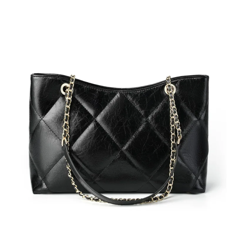 Новый дизайн натуральная кожа слой из воловьей кожи модная цепочка большой