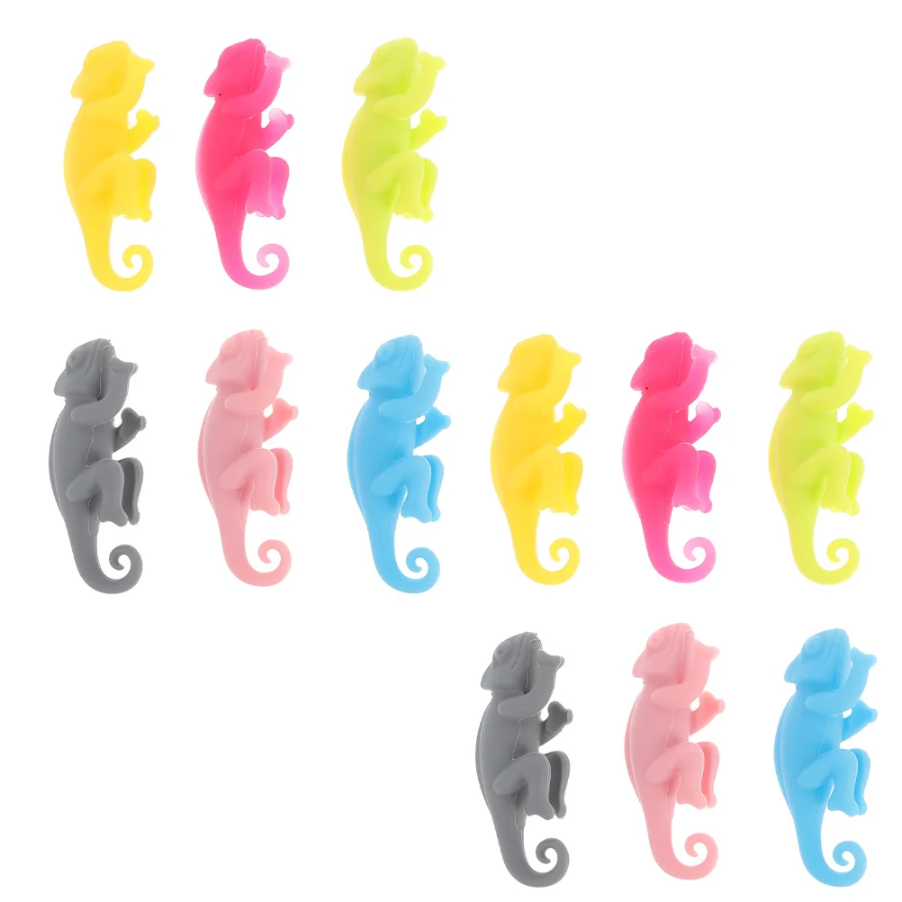 

Glass Logo Silicone Charm Cocktail Tag Cartoon Charms Drink Marker Champagne Tags Party Markers Martini Glasses