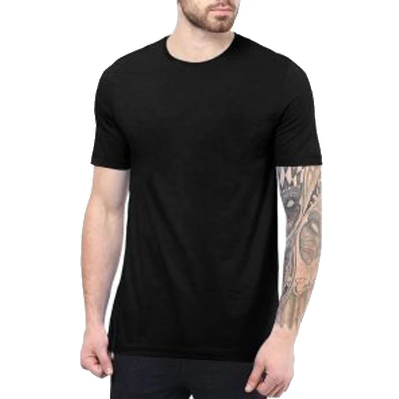 

Легкая уличная одежда, дышащие футболки, тонкая короткая футболка, тонкая облегающая Мужская футболка 2021, топы с аниме, одежда, мужская футб...