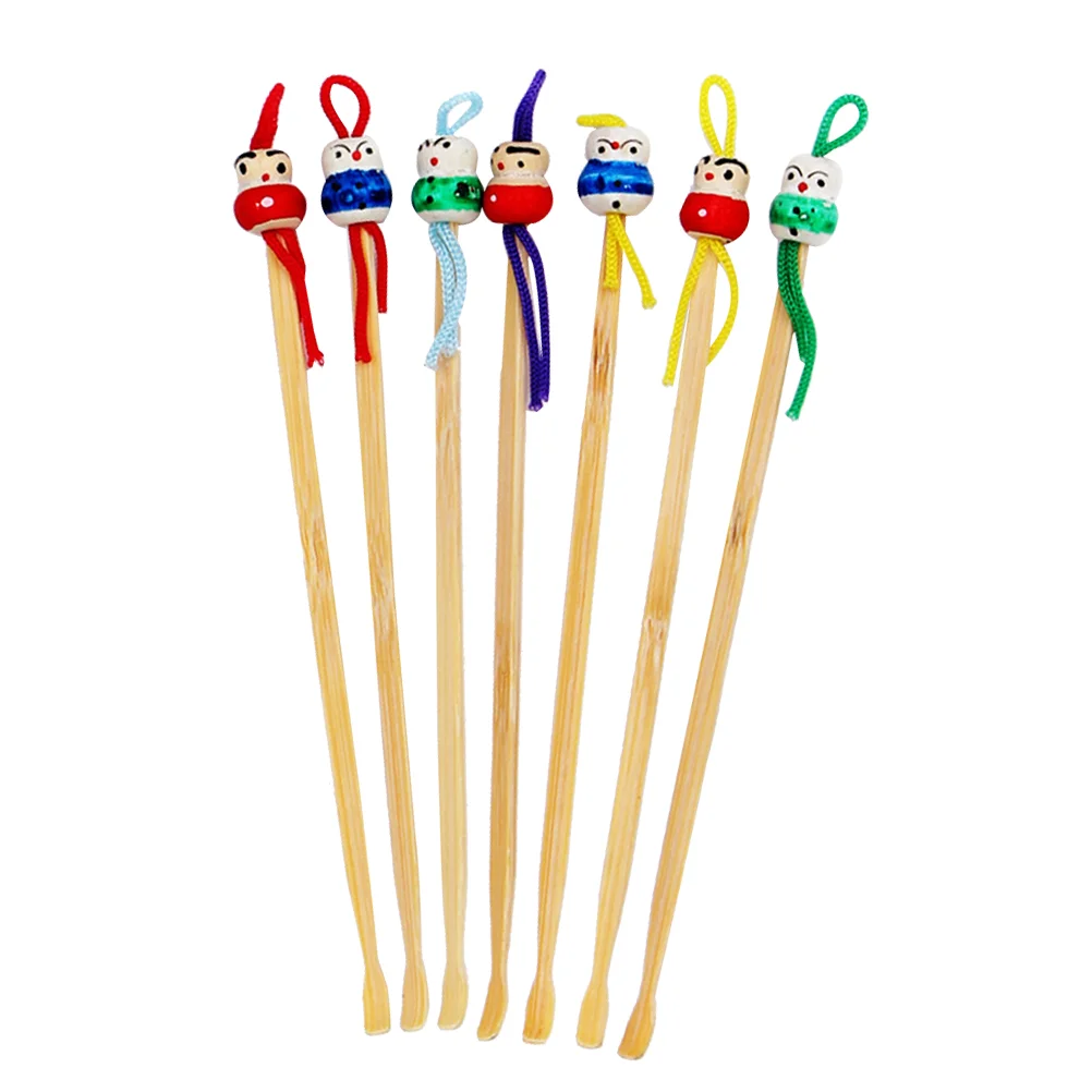 

Ear Wax Cleaner Earwax Removal Picker Cartoon Remover Pick Tool Curette Tools Wood Accessory Adorable Hanging Extractor Spiral