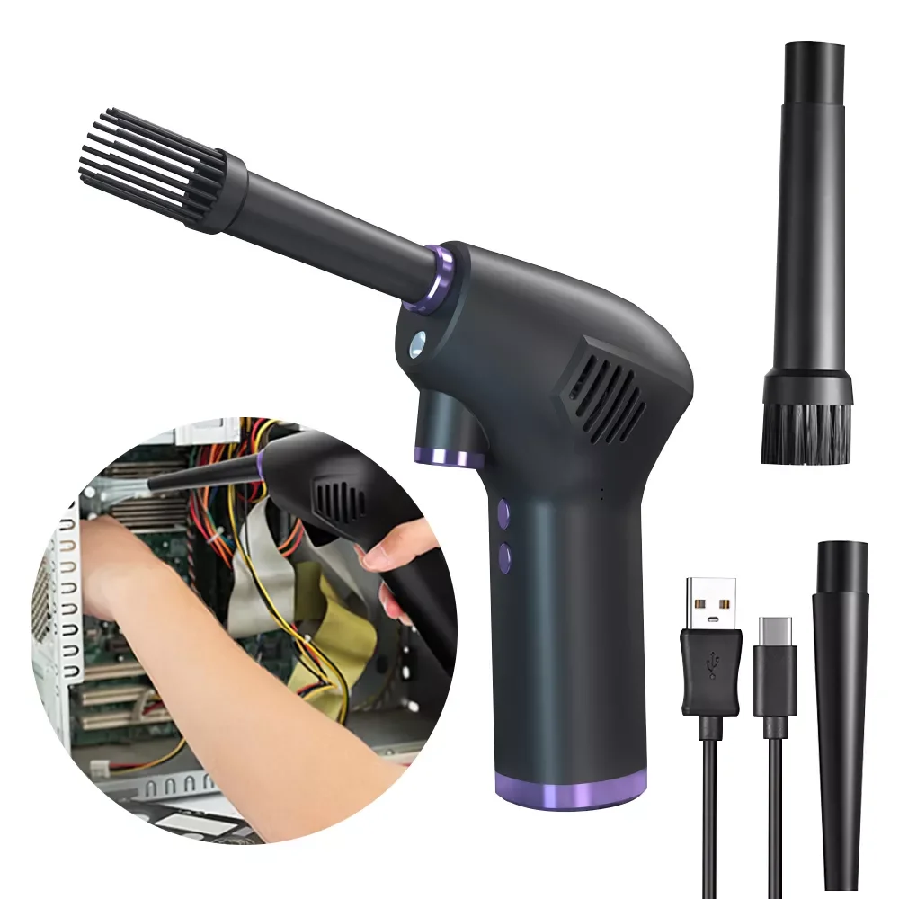 

2022 Cordless Air Duster Car Vacuum Cleaner Handheld Auto Vacuum Dual Use High Suction Power Clean Portable Vaccum Cleaner