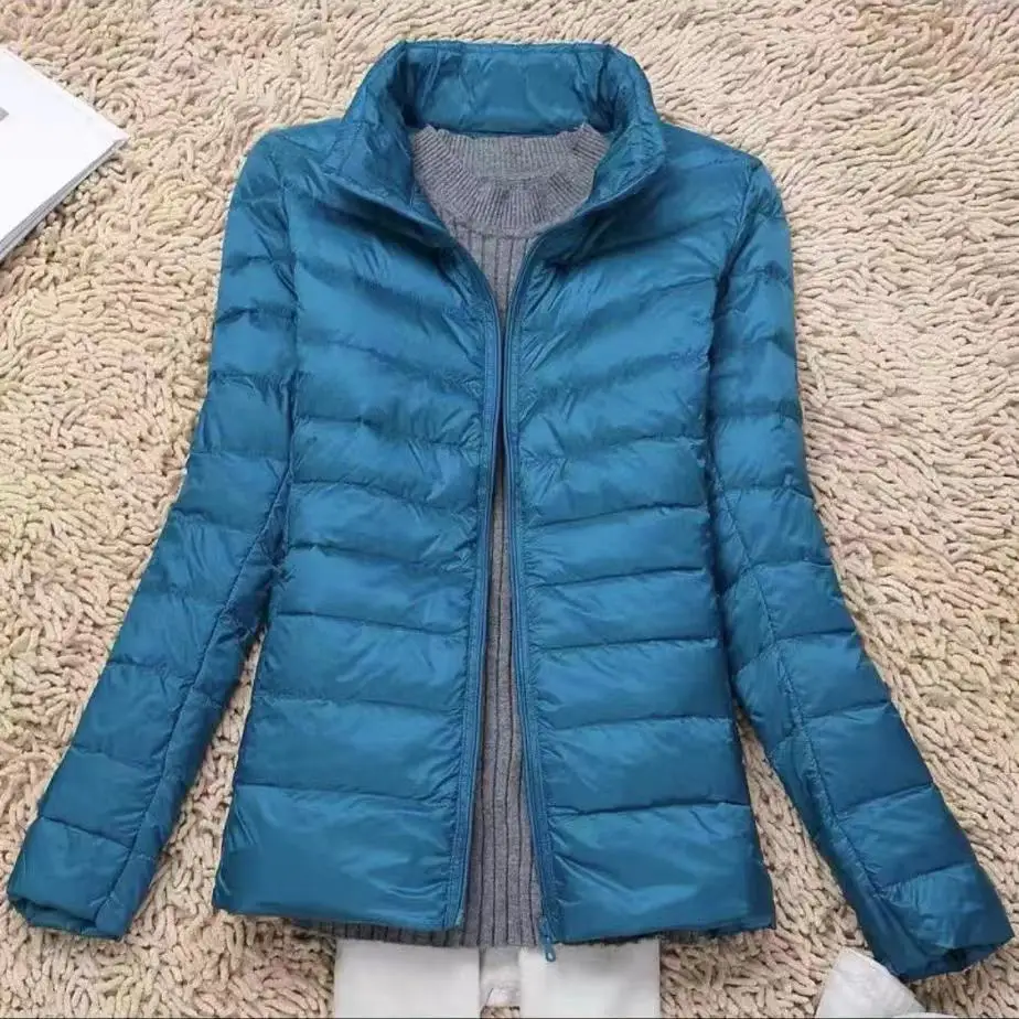 Women Winter Coat Autumn Ultralight Duck Down Jacket Women Slim Puffer Jacket Portable Outerwear Windproof Down Jackets Female