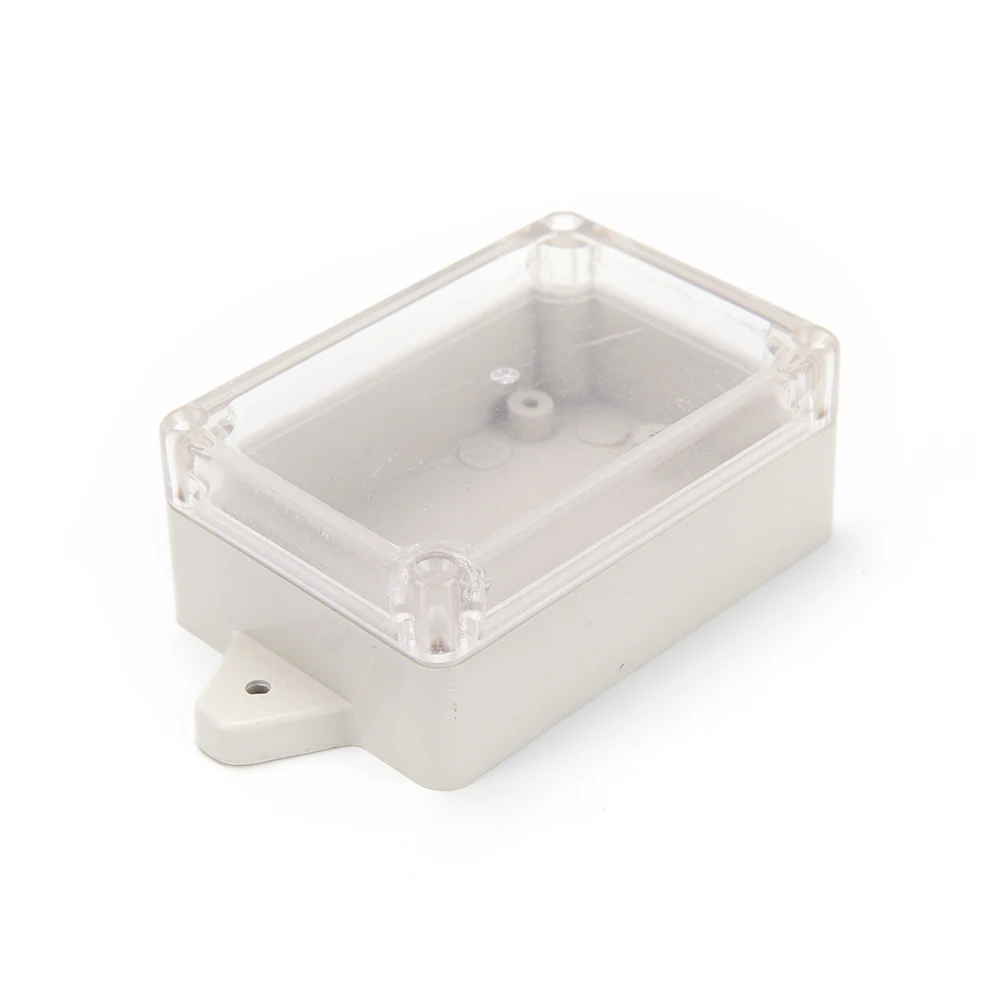 

1PC White 83x58x33mm Clear Cover Electronic Plastic Box Waterproof Electrical Junction Case For Electronic Projects Box Case