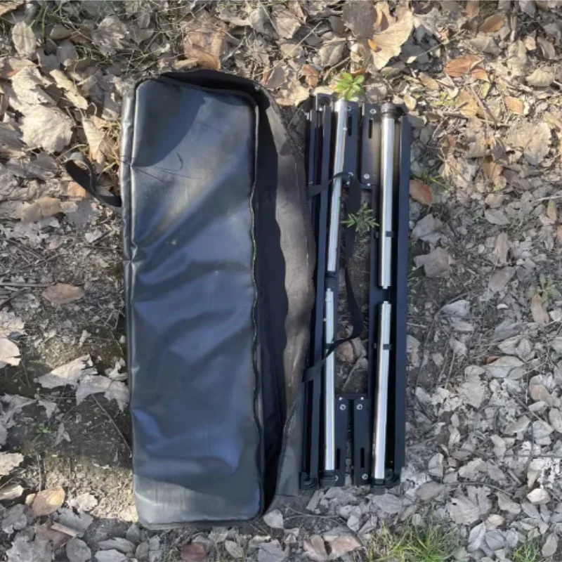 Подставка для столов из алюминиевого сплава серебристо-черная