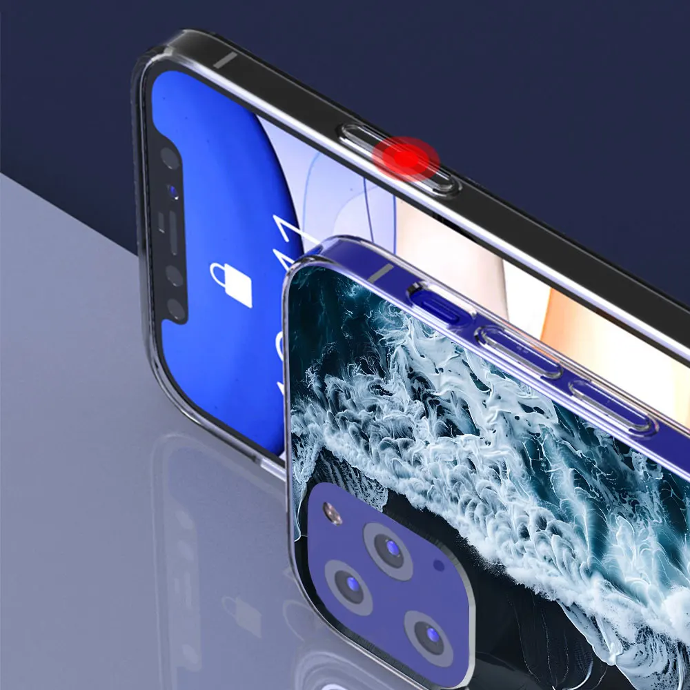 Прозрачный чехол для iPhone 17 Air 14 12 15 Pro 7 8 Plus 13 Mini XR X 6 XS Max 6S, TPU-накладка с дизайном «Глубоководный корабль» и «Белые паруса» (art.: 3920dbfea4249) - 3920dbfea4249