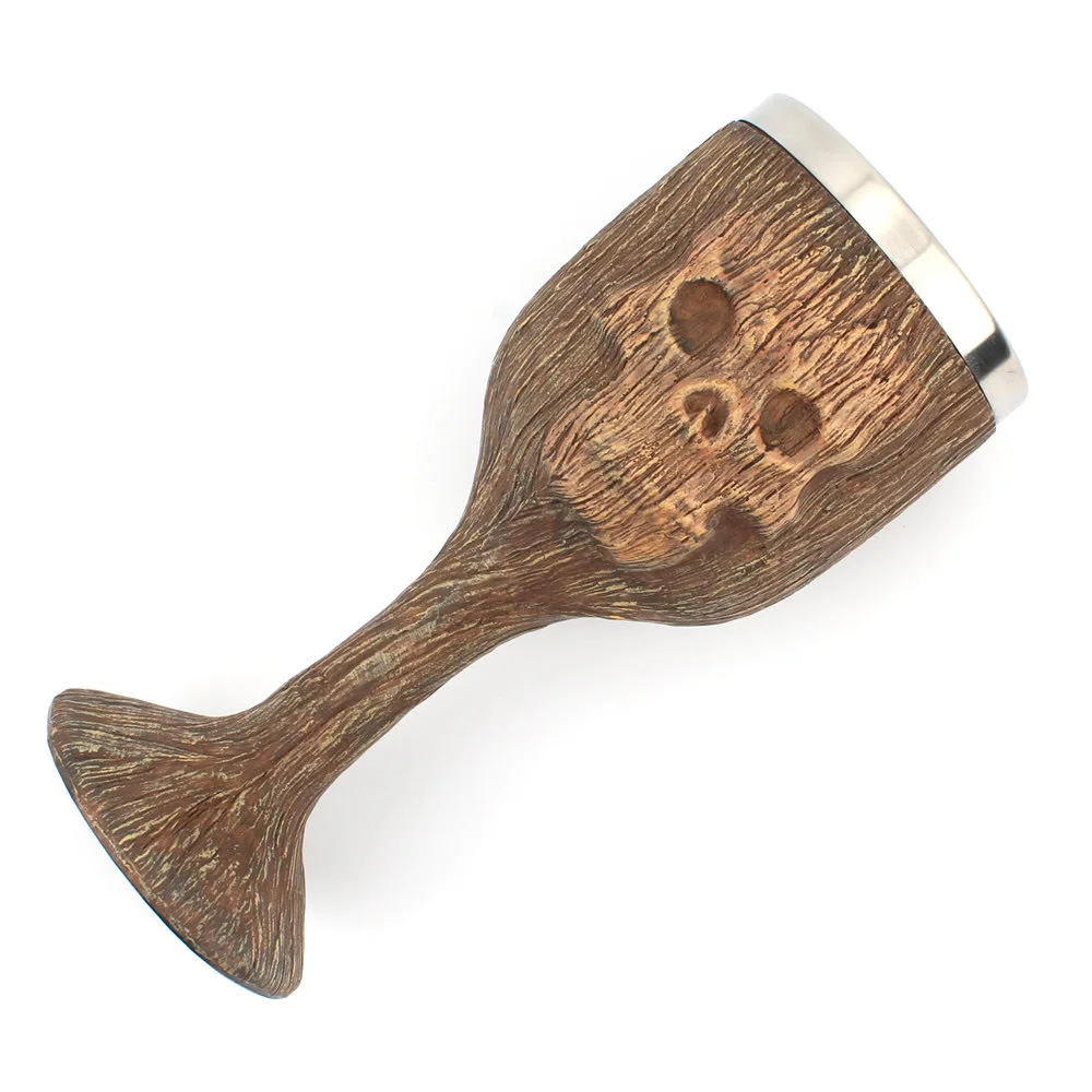 Новинка смоляный бокал для вина с черепом и костями внутренней чашей из