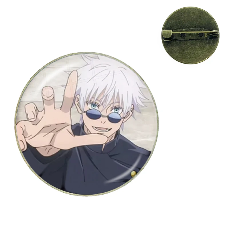 Горячая аниме юютсу Kaisen персонаж Кнопка булавка Choso Suguru Geto Gojo Sukuna мультфильм