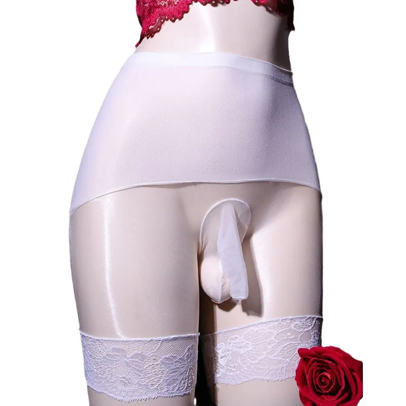 Сексуальные мужские кружевные прозрачные стринги с U-образным выпуклым чехлом