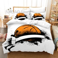 new basketball style bedding set soft comforter duvet cover bedspreads for bed linen queen quilt cover with pillowcase