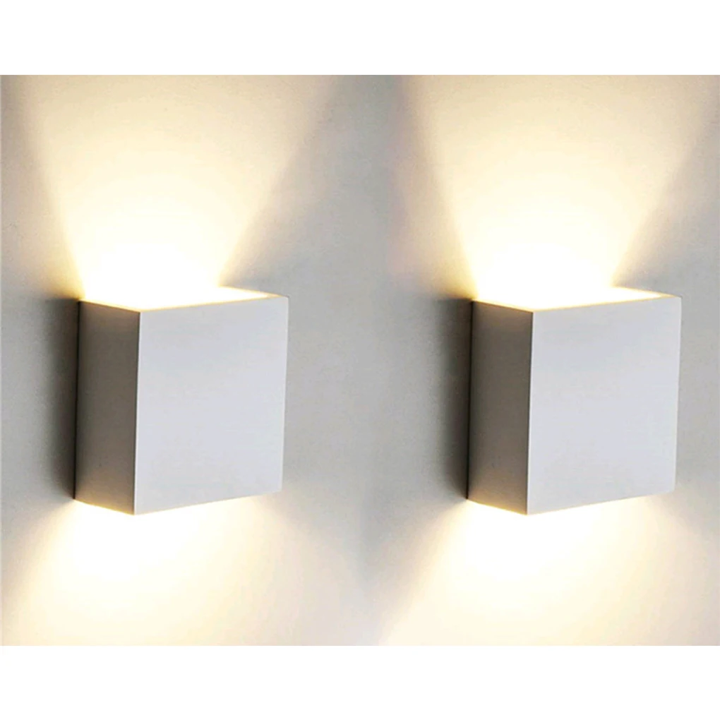 

Настенная лампа для коридора, алюминиевая, квадратная, квадратная, для спальни