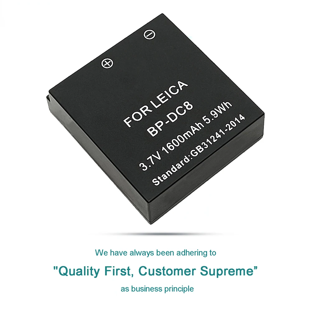 Аккумулятор большой емкости 1600 мАч для LEICA X Vario X1 X2 Typ113 X-U X-E Typ102 Typ107