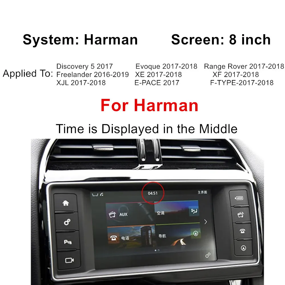 

CARABC для Land Rover Jaguar Bosch Harman Discovery 4 Evoque Freelander 2 XE XF XJL Wireless Carplay Android Auto Decorder Box