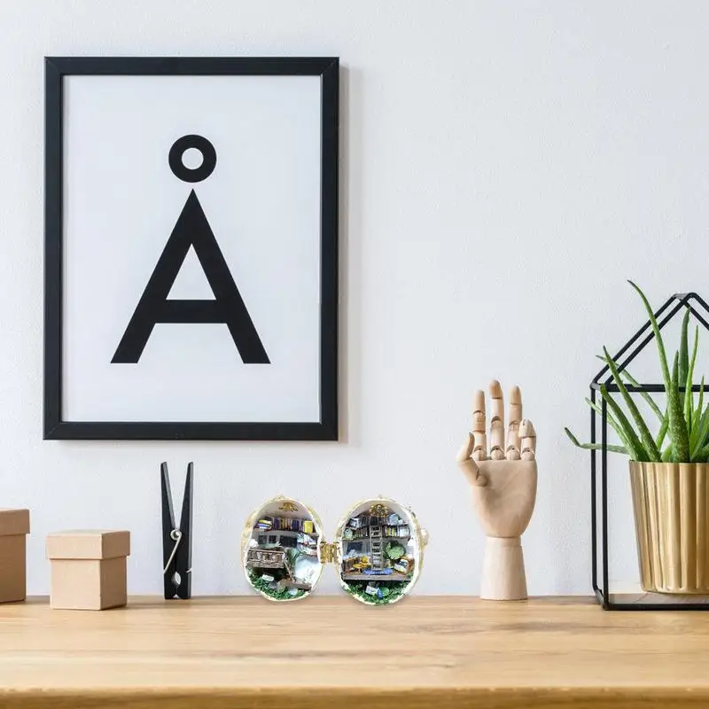 DIY Book Nook Kit Мини Книжный магазин ручной работы Библиотека 3D Мини-домик Мир