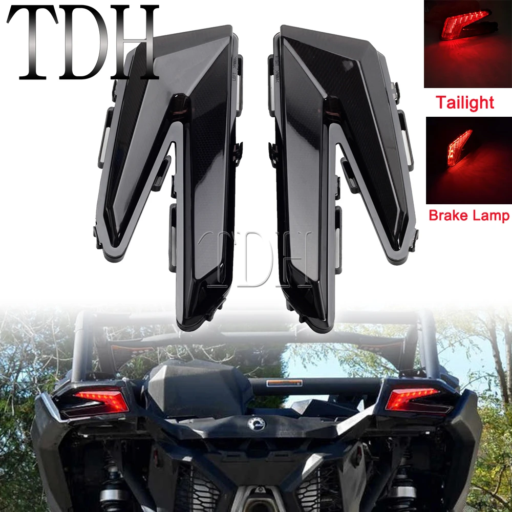 

UTV Waterproof LED Rear Tail Light Brake Stop Lamp For Can Am Maverick X3 900 MAX Turbo R Turbo R XRC XDS 2017-2021 Taillight