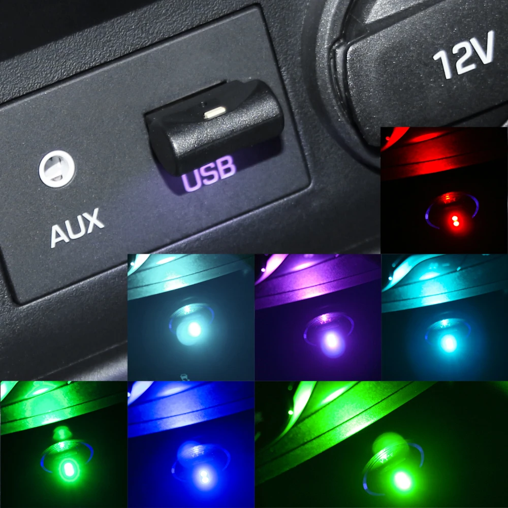 Светодиодная лента для украшения салона автомобиля осветительная полоска Ford Focus