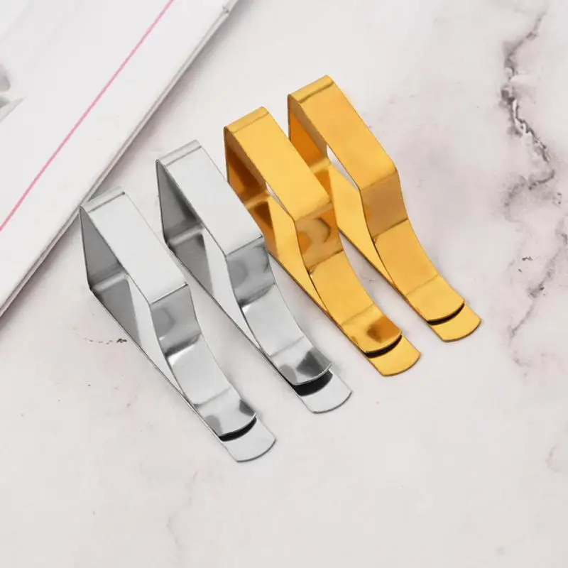 

Stainless Steel Tablecloth Clip Stainless Steel Trapezoidal Table Cloth Clip Wedding Promenade Table Cover Holder Stable Clips