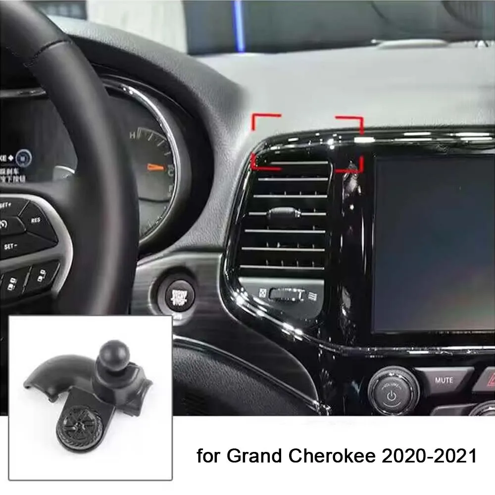 

Специальный автомобильный держатель для телефона для Jeep Grand Cherokee Wrangler, крепление для компаса, подставка, фиксированный кронштейн, поддержка телефона, левый руль