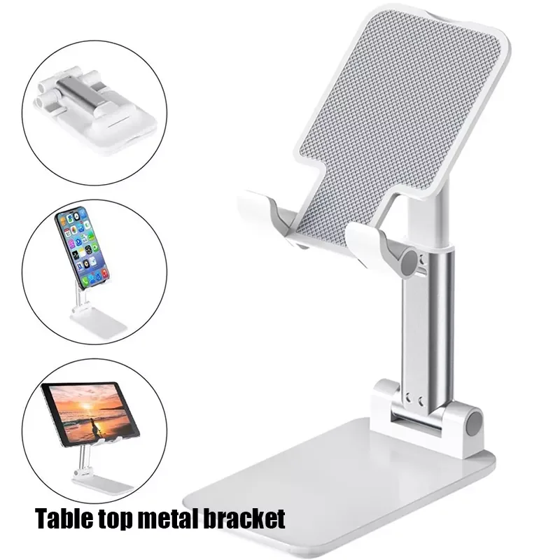 

Portable Desktop Folding Lifting Bracket Mobile Stand Desktop Holder Table Desk Mount for phone Tablet Portable