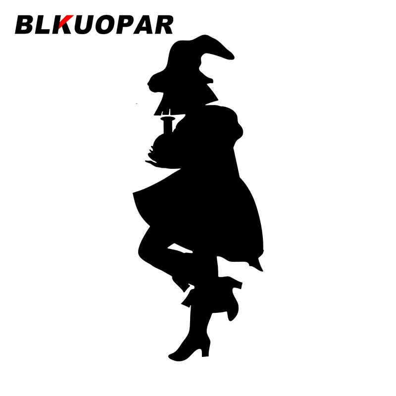 

BLKUOPAR Witch Woman автомобильные стикеры модные устойчивые к царапинам наклейки оригинальные забавные JDM Аксессуары для мотоцикла и автомобиля