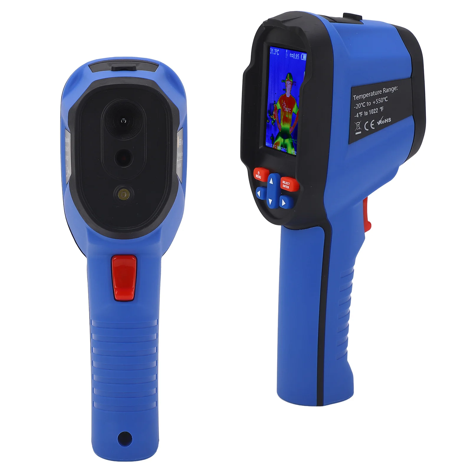 Тепловизор Инфракрасная камера 2 8-дюймовый цветной TFT-экран от 20 ℃ до 550 Ручной