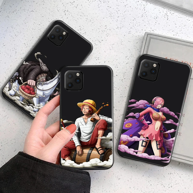 

ONE PIECE Anime Phone Case For Funda iPhone 13 11 Pro Max 12 Mini X XR XS Max SE 2020 Etui Carcasa Silicone Cover Coque