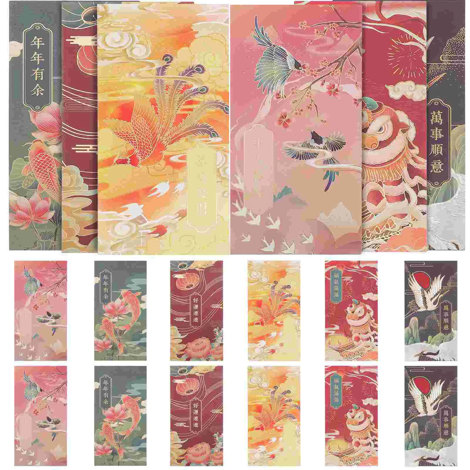 

Envelopes Red Year Chinese New Money Festival Gift Spring Packets Packet Pocket Wedding Envelope Lucky Pockets Kids Bao Hong