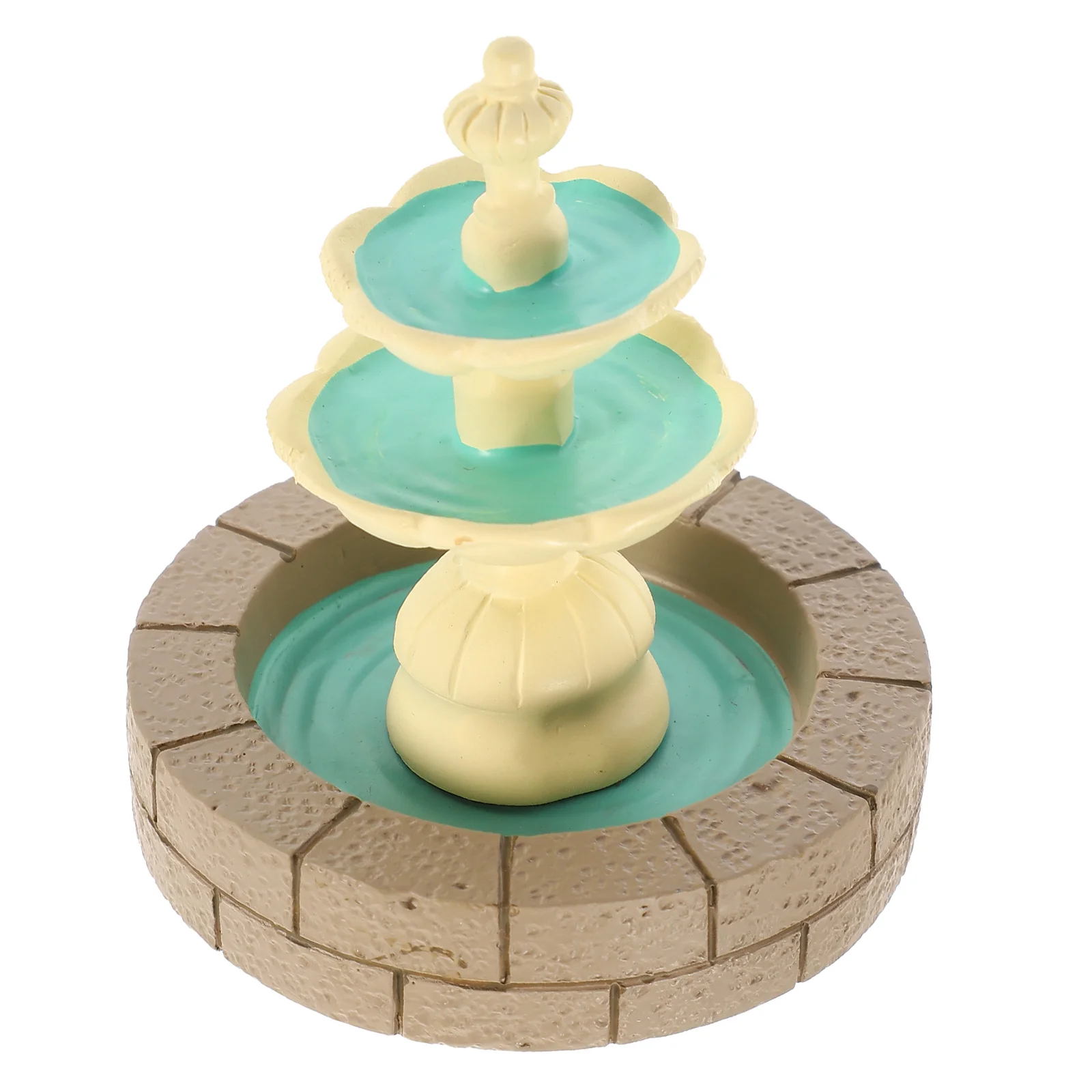 

Fairy Garden Water Fountain Play House Accessories Outdoor Landscape Decoration