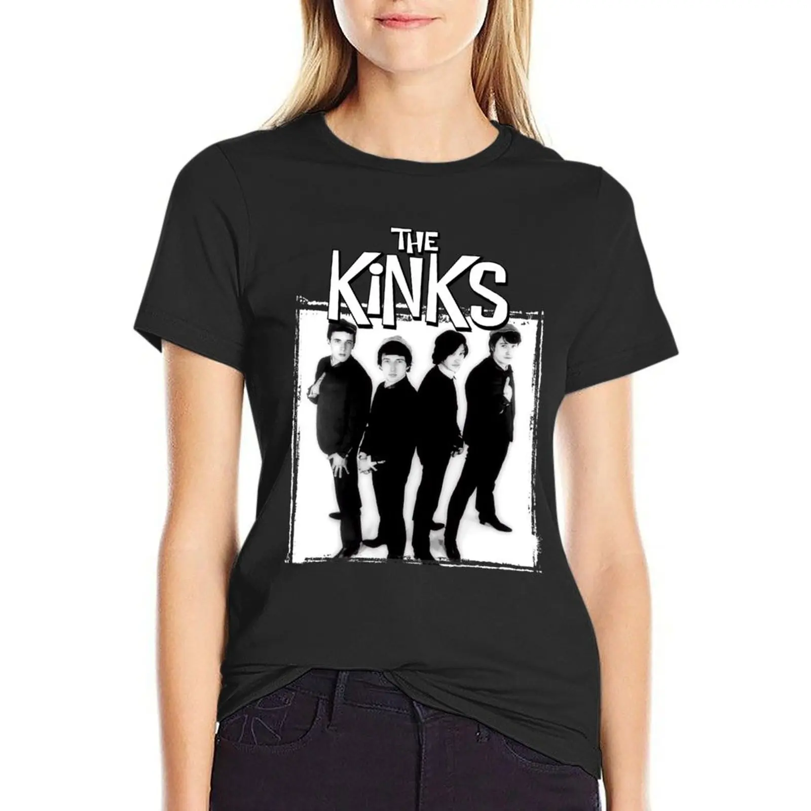 Женское летнее платье-футболка The Kinks Band