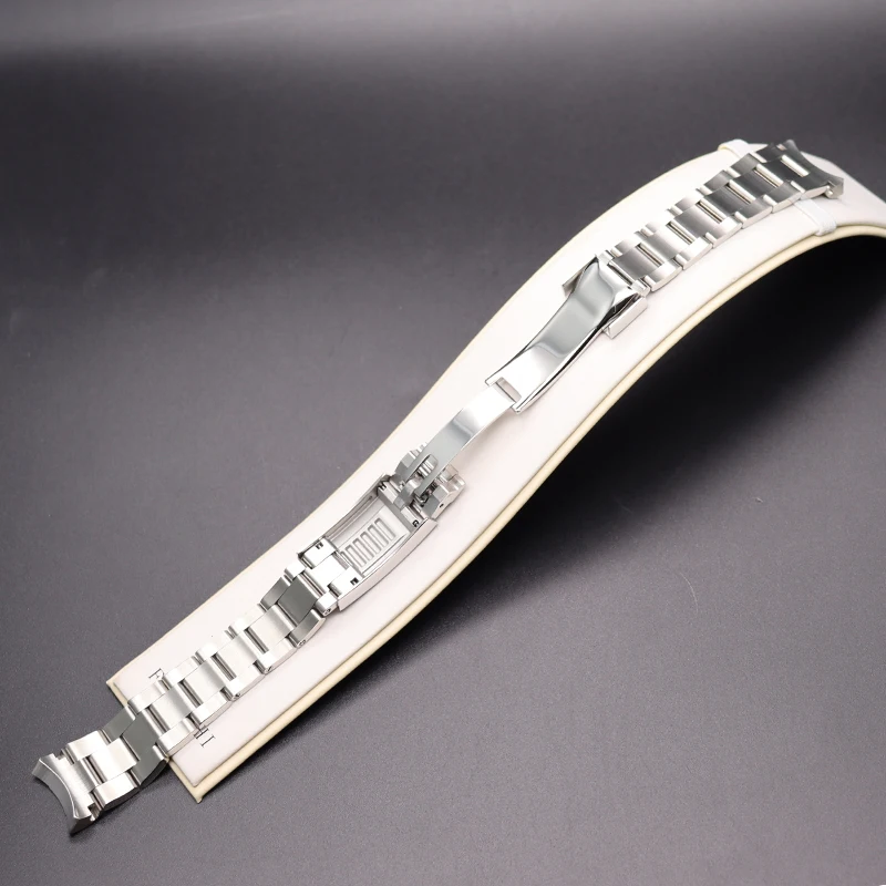 20mm Watchband Bracelet Stainless Steel Men's Watch Strap Parts Wristband Accessories For Daytona Oyster Submariner 40mm Case