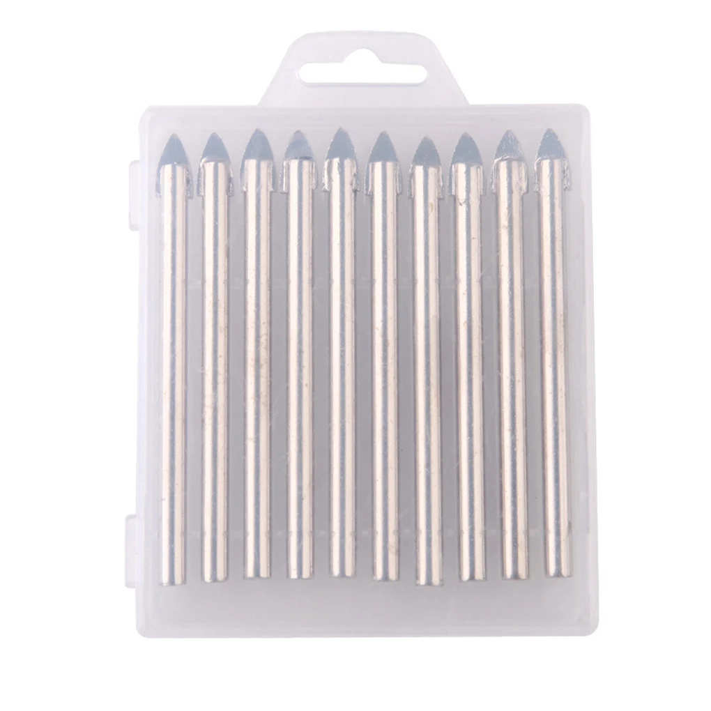 

10 Pieces Glass Drill Bit Assortment Ceramic Hole Puncher Power Tools