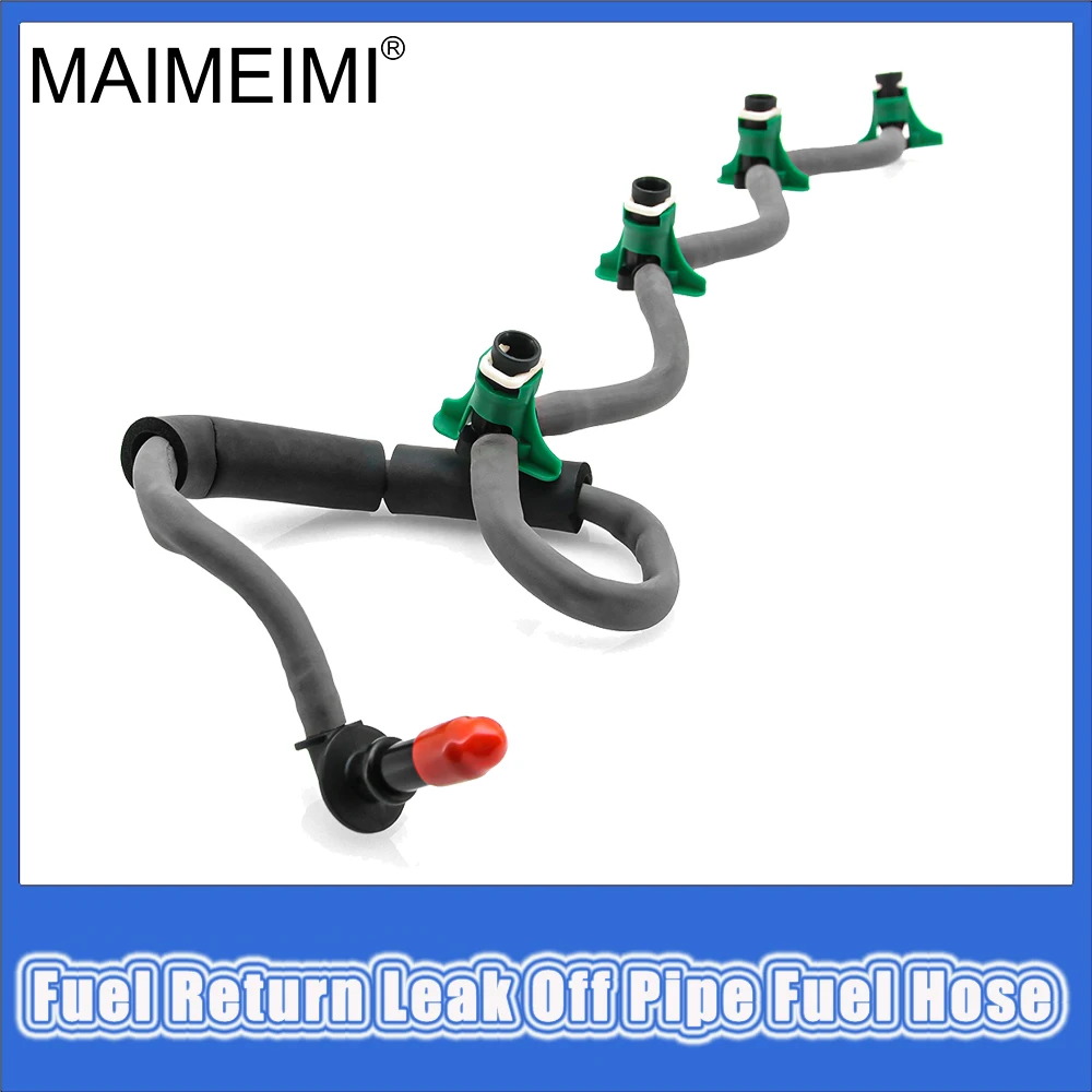 

Suitable for Peugeot 207 208 308 508 2012-2019,2008 3008 4008 5008 2012-2019 Injector Fuel Return Leak Off Pipe Fuel Hose